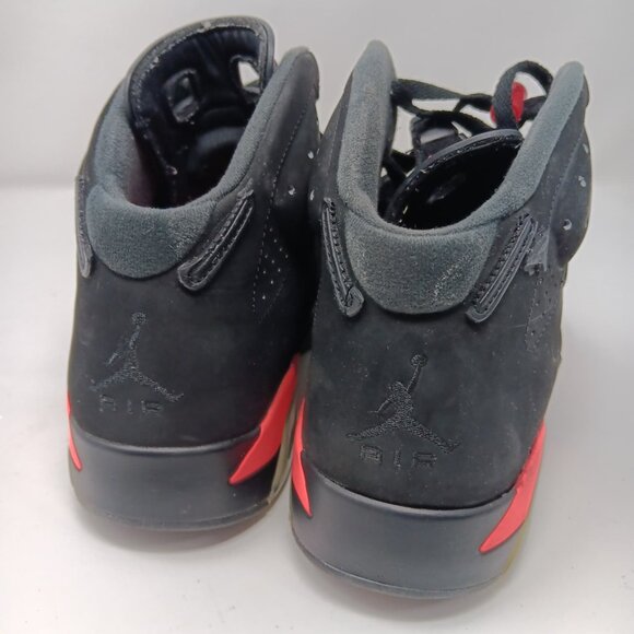Nike Air Jordan USED noir infrarouge homme taille USA 27.5CM  384664-060- - Picture 3 of 3